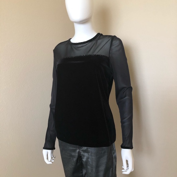 R&K Tops - R&K Black evening top shirt